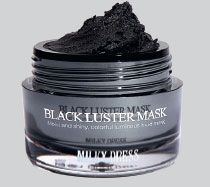 Магнитная черная маска Black Luster Mask Milky Dress Корея