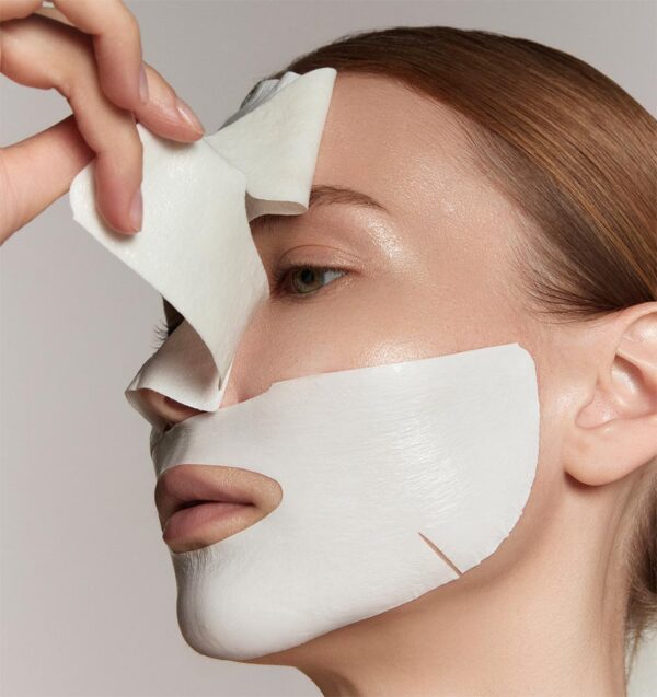 Маска-скульптор для контурной подтяжки лица Caviar Infused Rose Lifting Mask 5 масок Phymongshe Корея